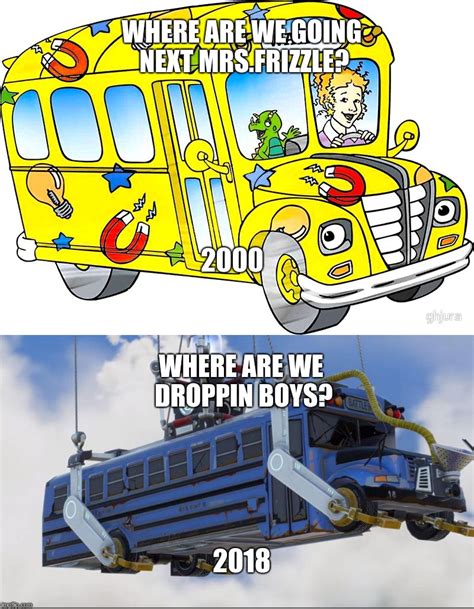 Mafic school inters bus meme